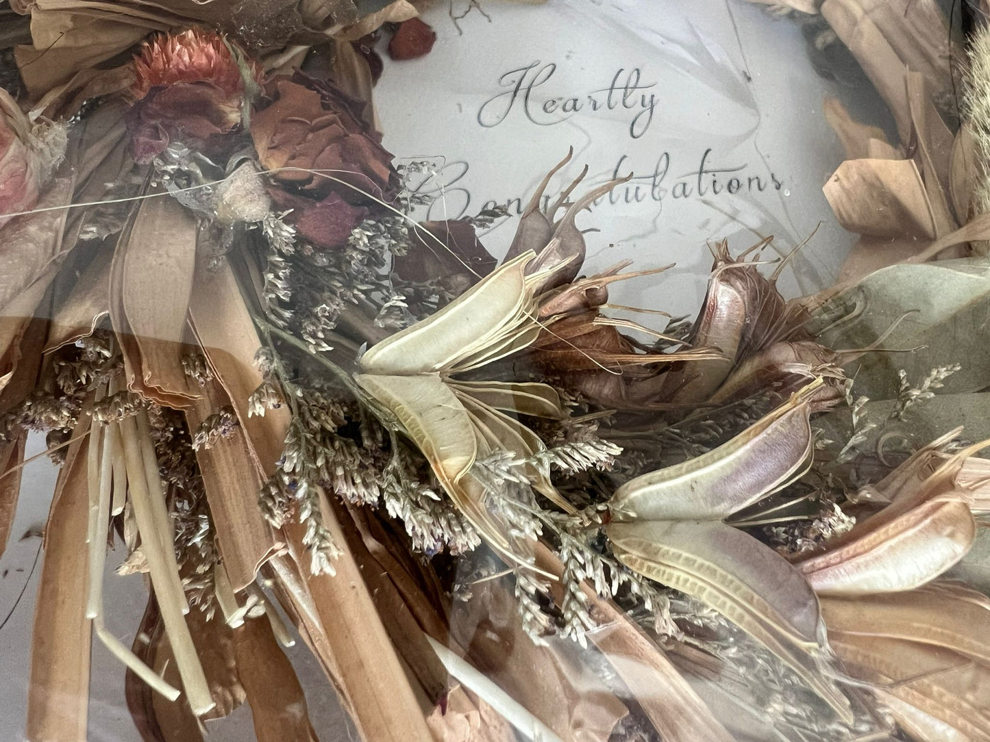 Dry wooden sticks wreath - FREE SHIPPING